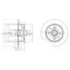 DELPHI BG2571 Brake Disc